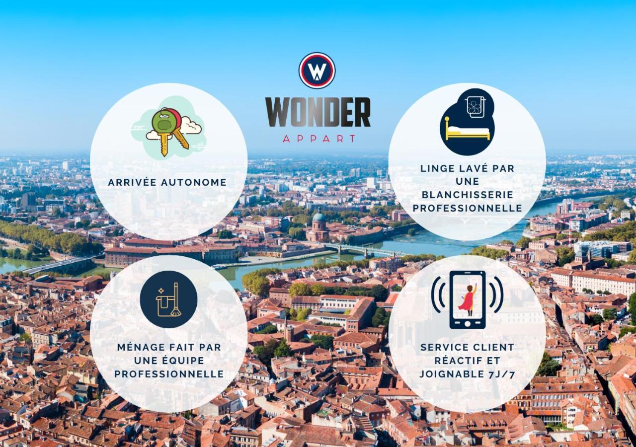 404 - Wonder Appart - Vue Garonne - Toulouse Exteriér fotografie